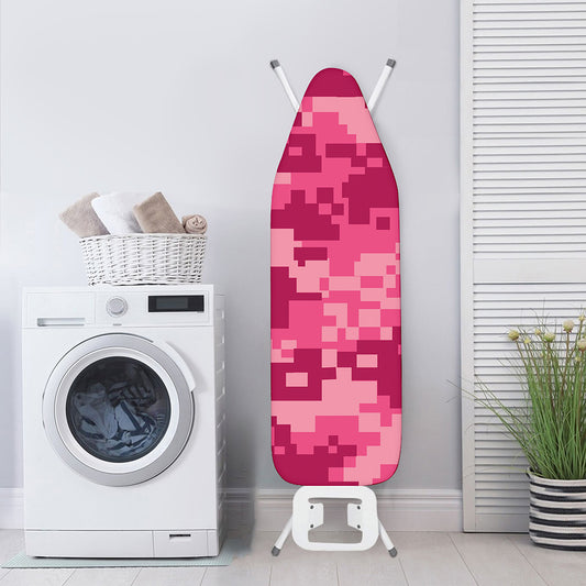 Pink Digital Camo Pattern Print Ironing Board Cover