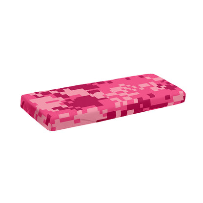 Pink Digital Camo Pattern Print Piano Keyboard Cover