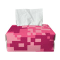 Pink Digital Camo Pattern Print Rectangle Tissue Box Cover