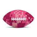 Pink Digital Camo Pattern Print Rugby Ball