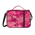 Pink Digital Camo Pattern Print Shoulder Strap Bible Bag