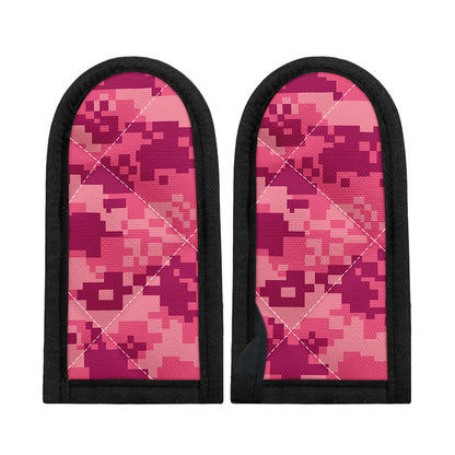 Pink Digital Camo Pattern Print Skillet Handle Cover