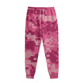 Pink Digital Camo Pattern Print Sweatpants