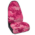 Pink Digital Camo Pattern Print Waterproof Car Seat Cover