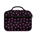 Pink Emo Skull Pattern Print Briefcase Bible Bag