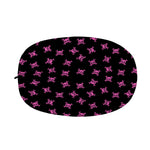Pink Emo Skull Pattern Print Car Side Mirror Covers