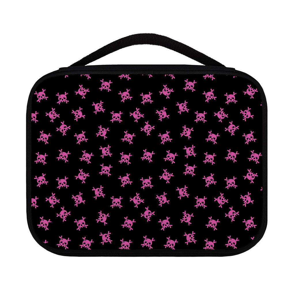 Pink Emo Skull Pattern Print Classic Bible Case