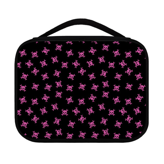 Pink Emo Skull Pattern Print Classic Bible Case
