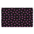Pink Emo Skull Pattern Print Polyester Doormat