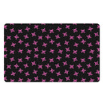Pink Emo Skull Pattern Print Polyester Doormat