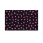 Pink Emo Skull Pattern Print Polyester Flag