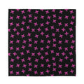 Pink Emo Skull Pattern Print Silk Bandana