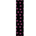 Pink Emo Skull Pattern Print Table Runner