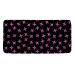 Pink Emo Skull Pattern Print Towel