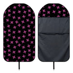 Pink Emo Skull Pattern Print Waterproof Car Seat Cover