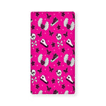 Pink Emo Symbols Pattern Print Baby Crib Sheet