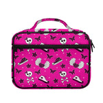 Pink Emo Symbols Pattern Print Briefcase Bible Bag