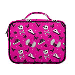 Pink Emo Symbols Pattern Print Briefcase Bible Bag