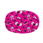 Pink Emo Symbols Pattern Print Car Side Mirror Covers