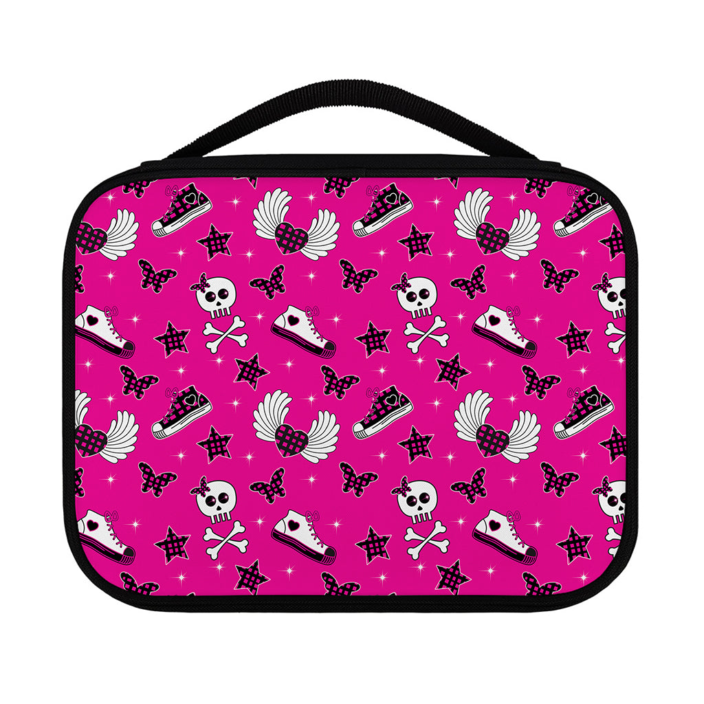 Pink Emo Symbols Pattern Print Classic Bible Case