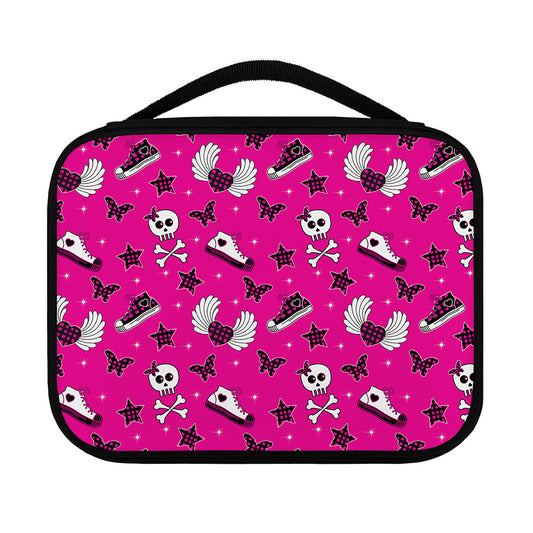 Pink Emo Symbols Pattern Print Classic Bible Case