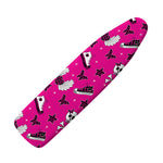Pink Emo Symbols Pattern Print Ironing Board Cover