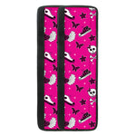 Pink Emo Symbols Pattern Print Refrigerator Handle Covers