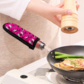 Pink Emo Symbols Pattern Print Skillet Handle Cover