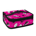 Pink Emo Symbols Pattern Print Small Lunch Bag