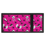 Pink Emo Symbols Pattern Print Trifold Wallet