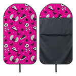 Pink Emo Symbols Pattern Print Waterproof Car Seat Cover
