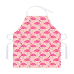 Pink Flamingo Pattern Print Adjustable Apron