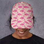 Pink Flamingo Pattern Print Baseball Cap