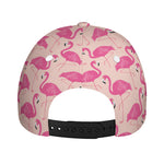 Pink Flamingo Pattern Print Baseball Cap