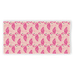 Pink Flamingo Pattern Print Beach Towel