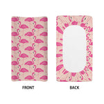 Pink Flamingo Pattern Print Changing Pad Cover