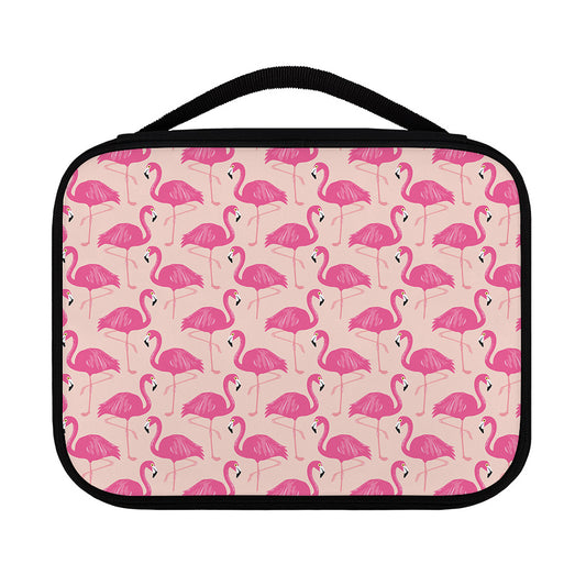 Pink Flamingo Pattern Print Classic Bible Case