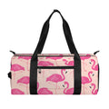 Pink Flamingo Pattern Print Gym Bag