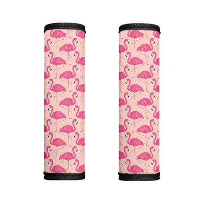Pink Flamingo Pattern Print Handle Covers