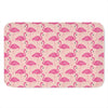 Pink Flamingo Pattern Print Indoor Door Mat