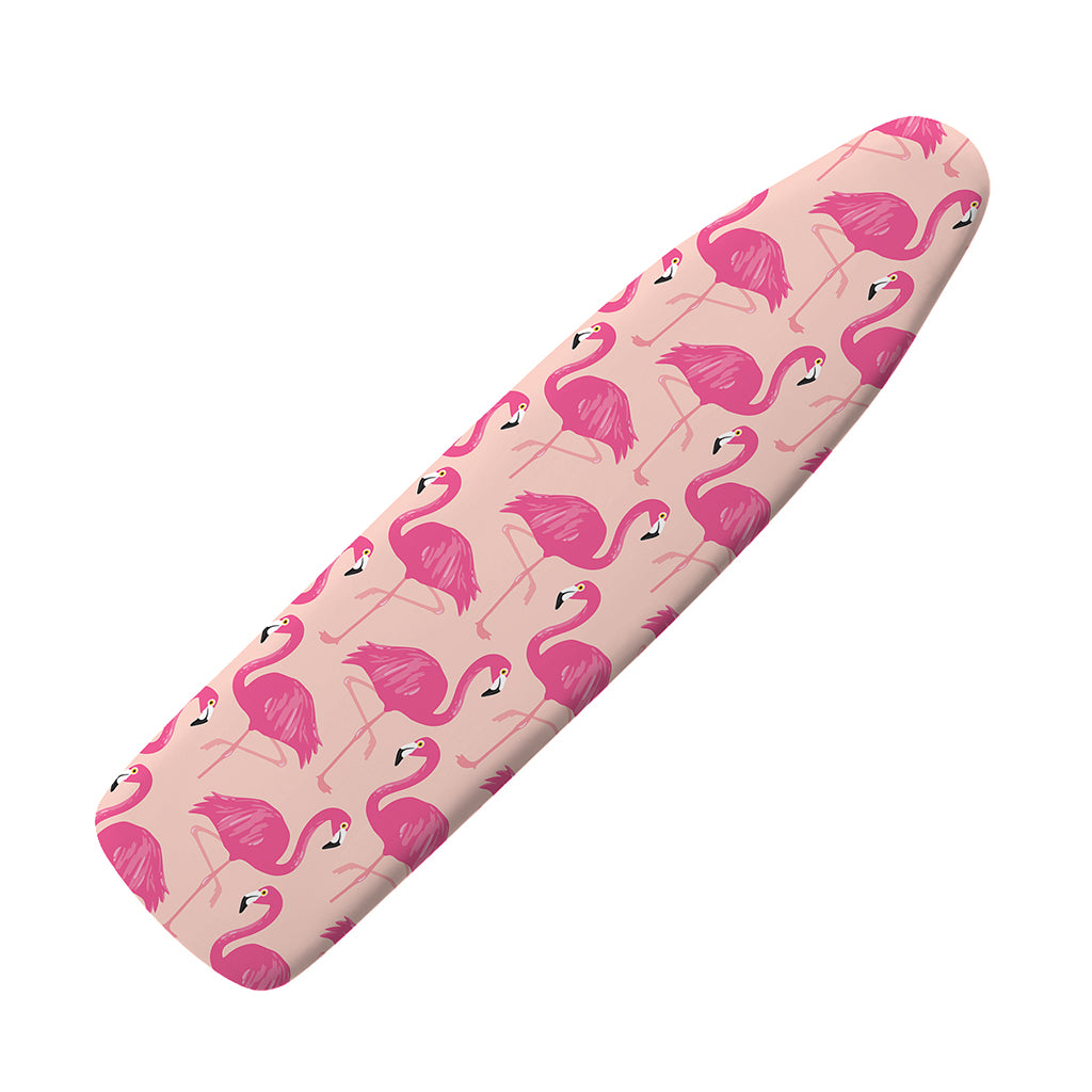 Pink Flamingo Pattern Print Ironing Board Cover