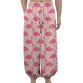 Pink Flamingo Pattern Print Lantern Pants
