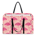 Pink Flamingo Pattern Print Utility Tote Bag