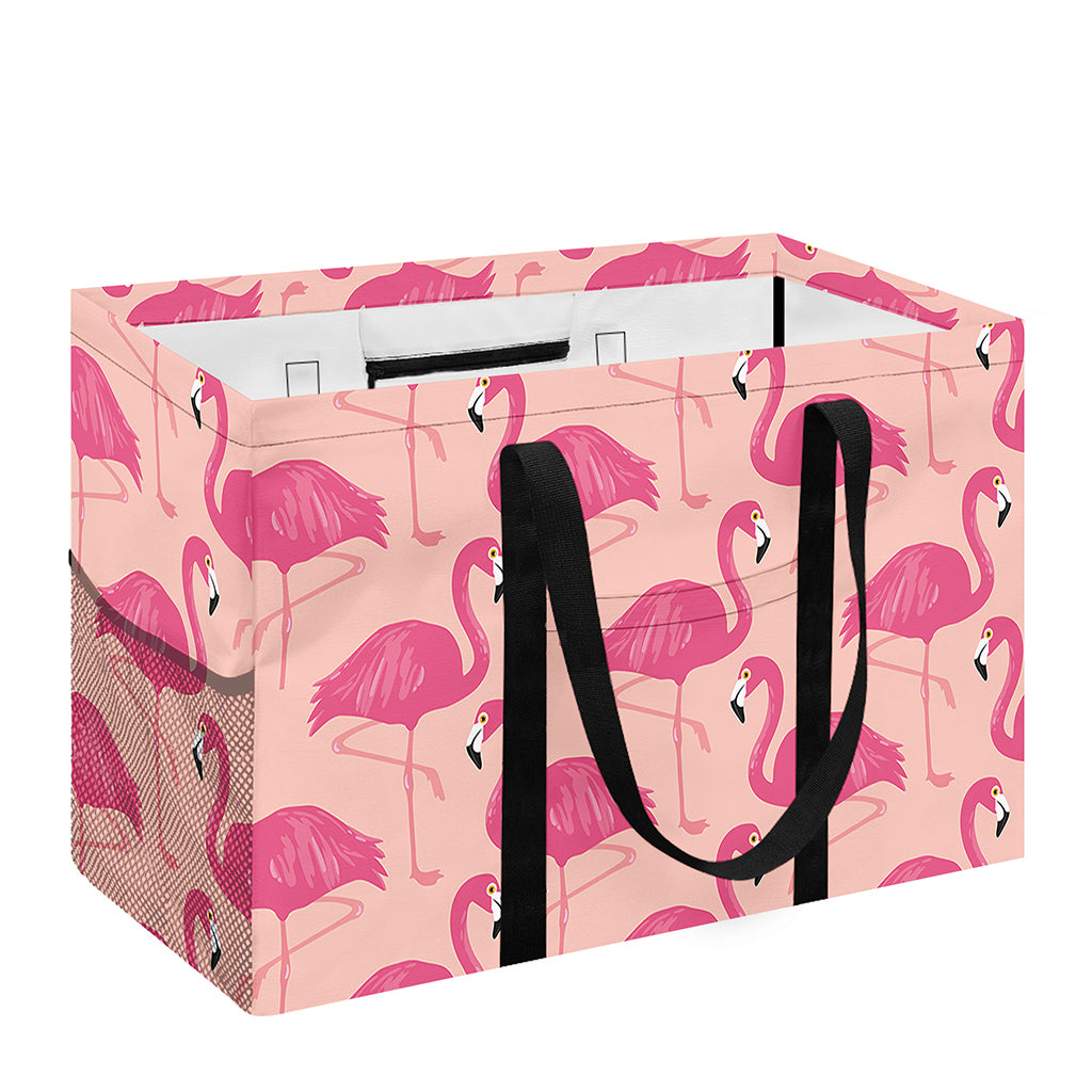 Pink Flamingo Pattern Print Utility Tote Bag