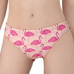 Pink Flamingo Pattern Print Women's Panties