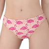 Pink Flamingo Pattern Print Women's Panties