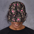 Pink Floral Flower Pattern Print Baseball Cap