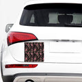 Pink Floral Flower Pattern Print Car Sticker