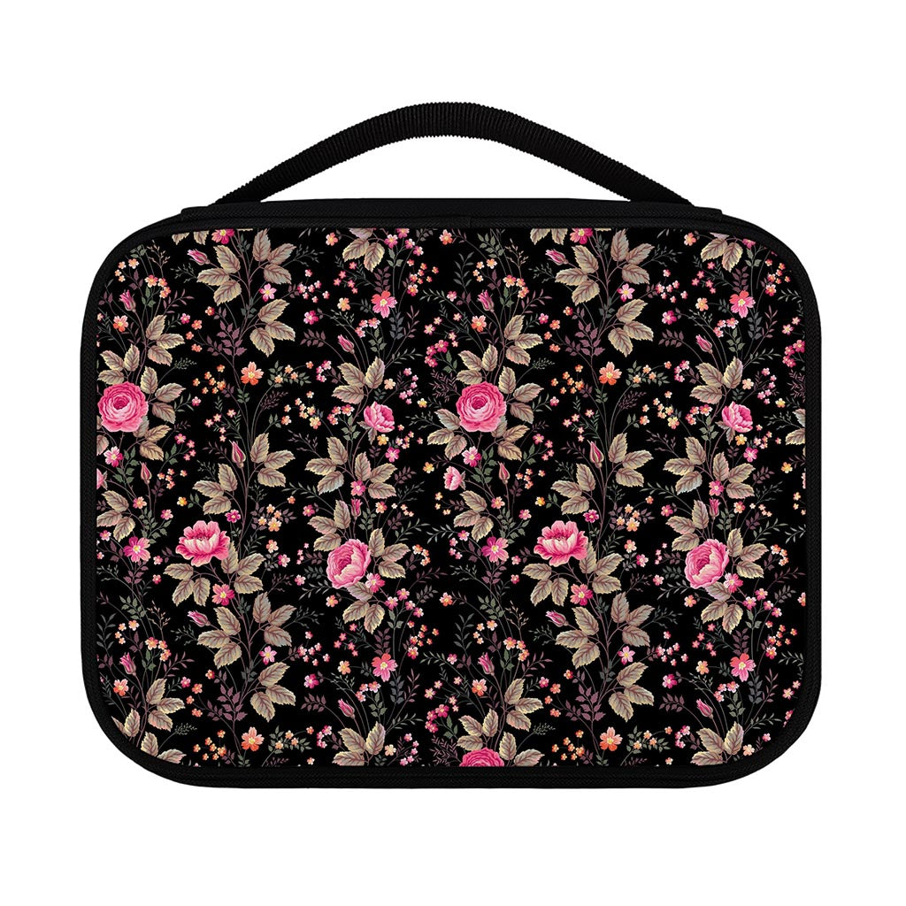 Pink Floral Flower Pattern Print Classic Bible Case
