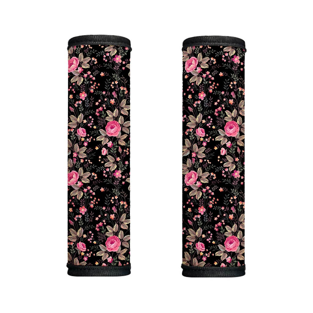 Pink Floral Flower Pattern Print Handle Covers